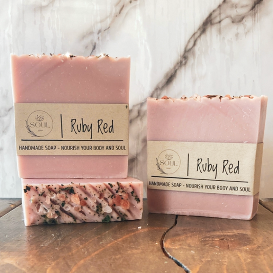 Ruby Red Soap